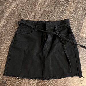 PacSun Black Denim Skirt